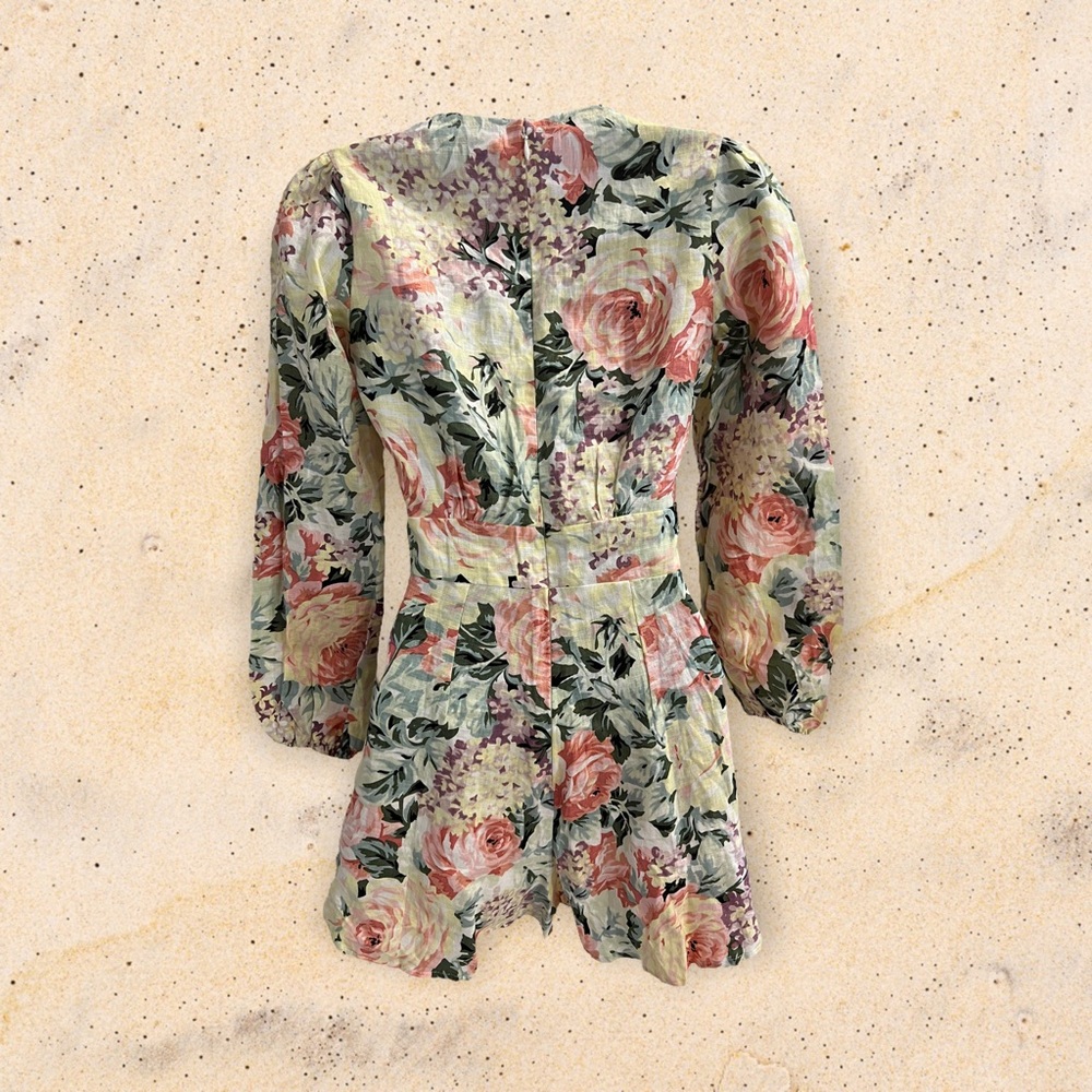 NWT FAITHFULL THE BRAND MARIBELLE VENISSA FLORAL Anthropologie Ana Playsuit XS - Picture 4 of 5